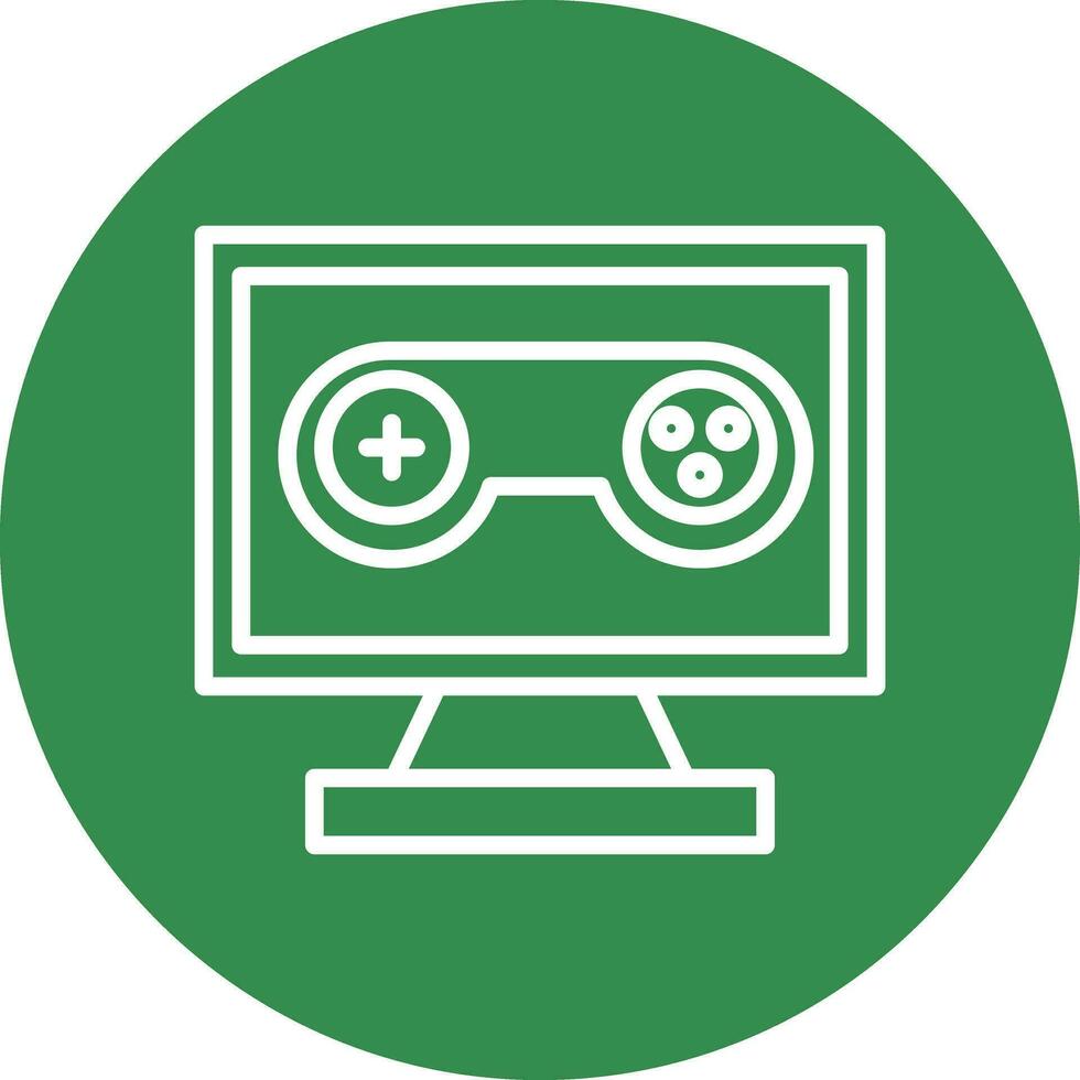 Pc game Vector Icon Design