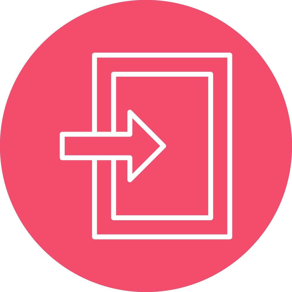 Sign in Vector Icon Design