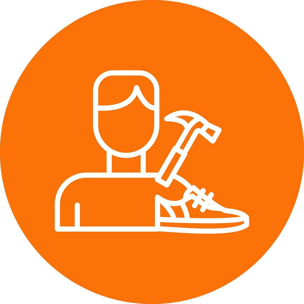 Shoemaker Vector Icon Design