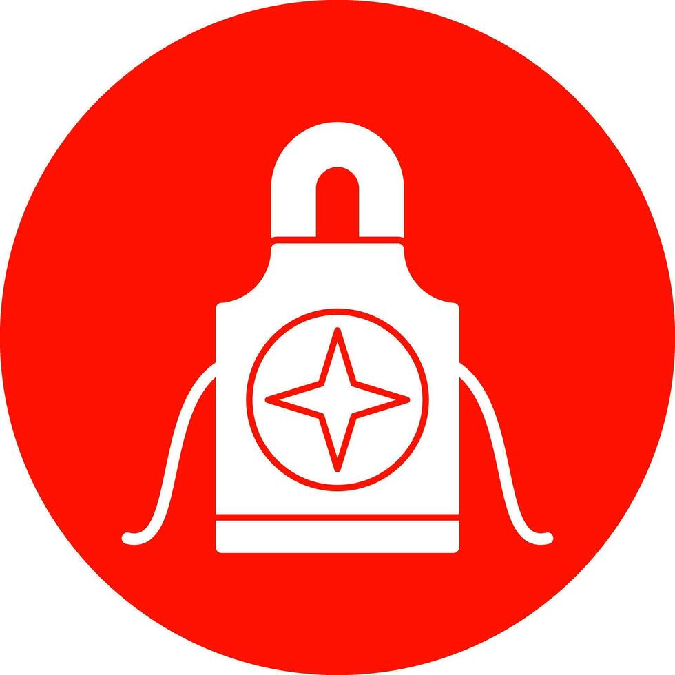 Apron Vector Icon Design