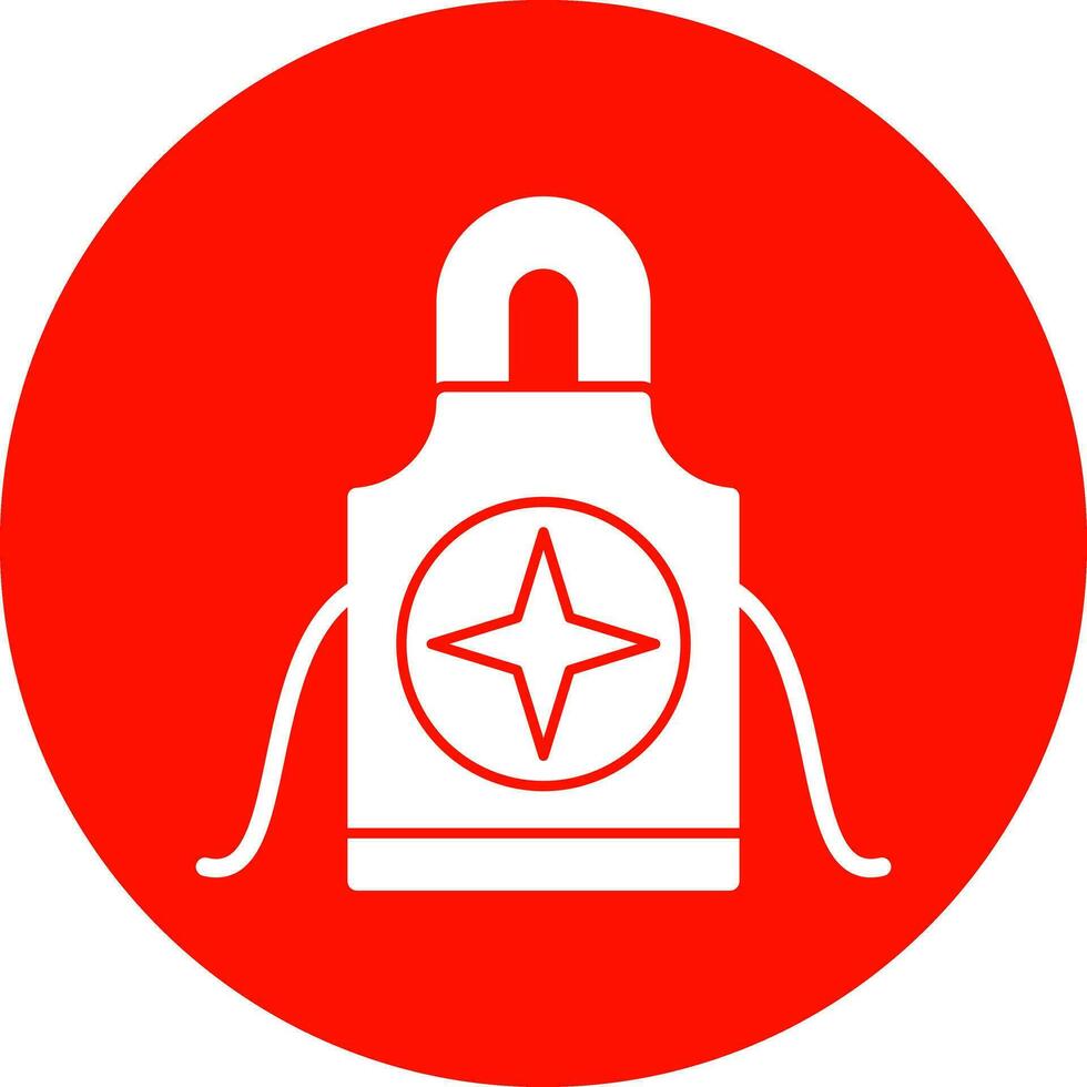 Apron Vector Icon Design