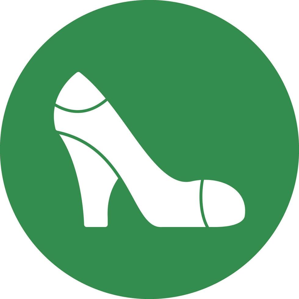 Woman shoes Vector Icon Design