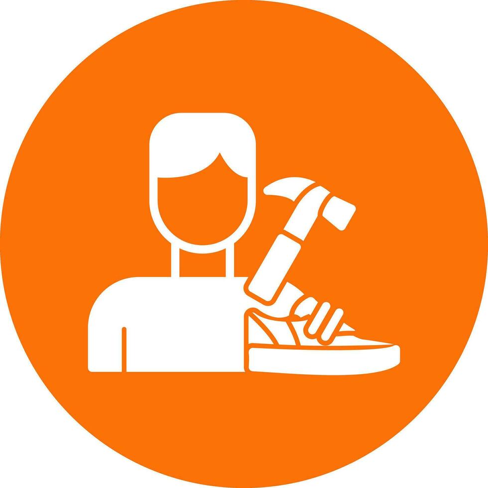 Shoemaker Vector Icon Design