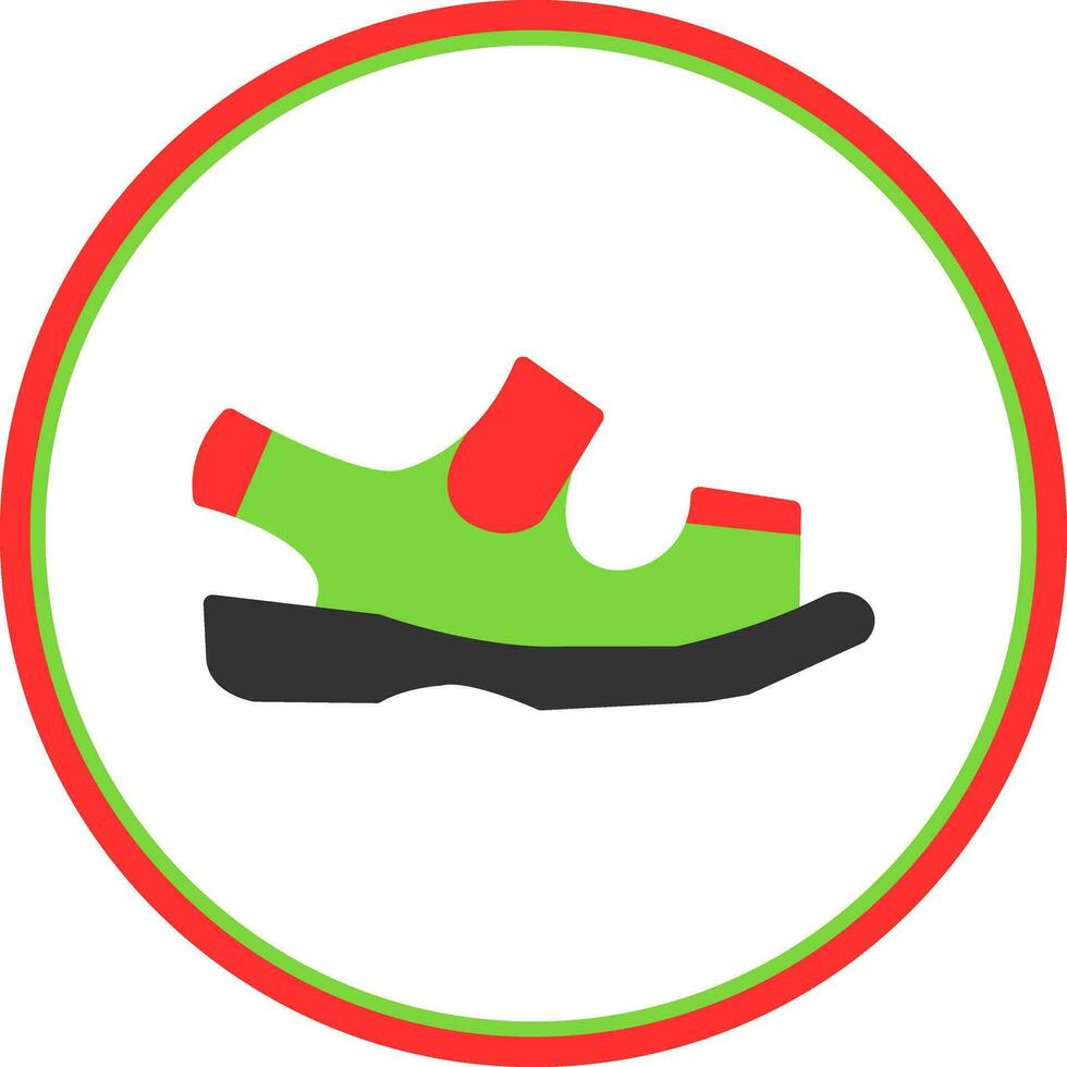 sandalias vector icono diseño