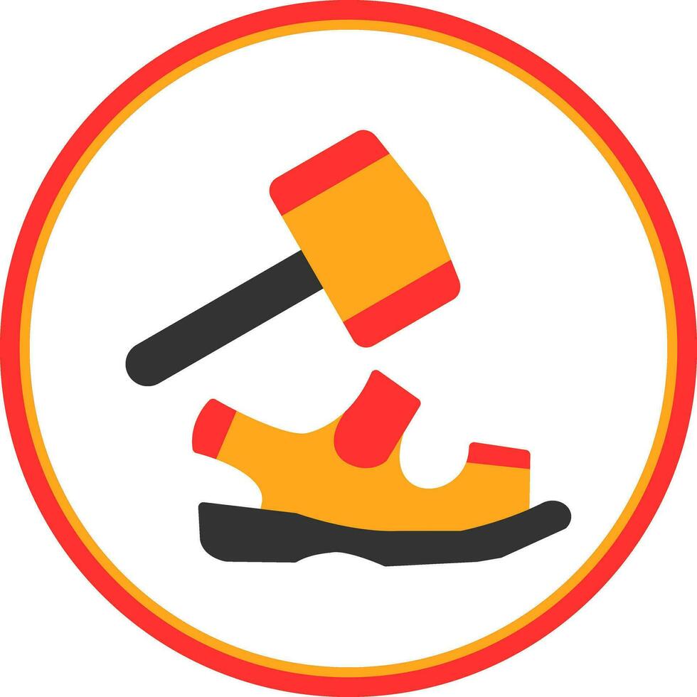 Shoemaker Vector Icon Design