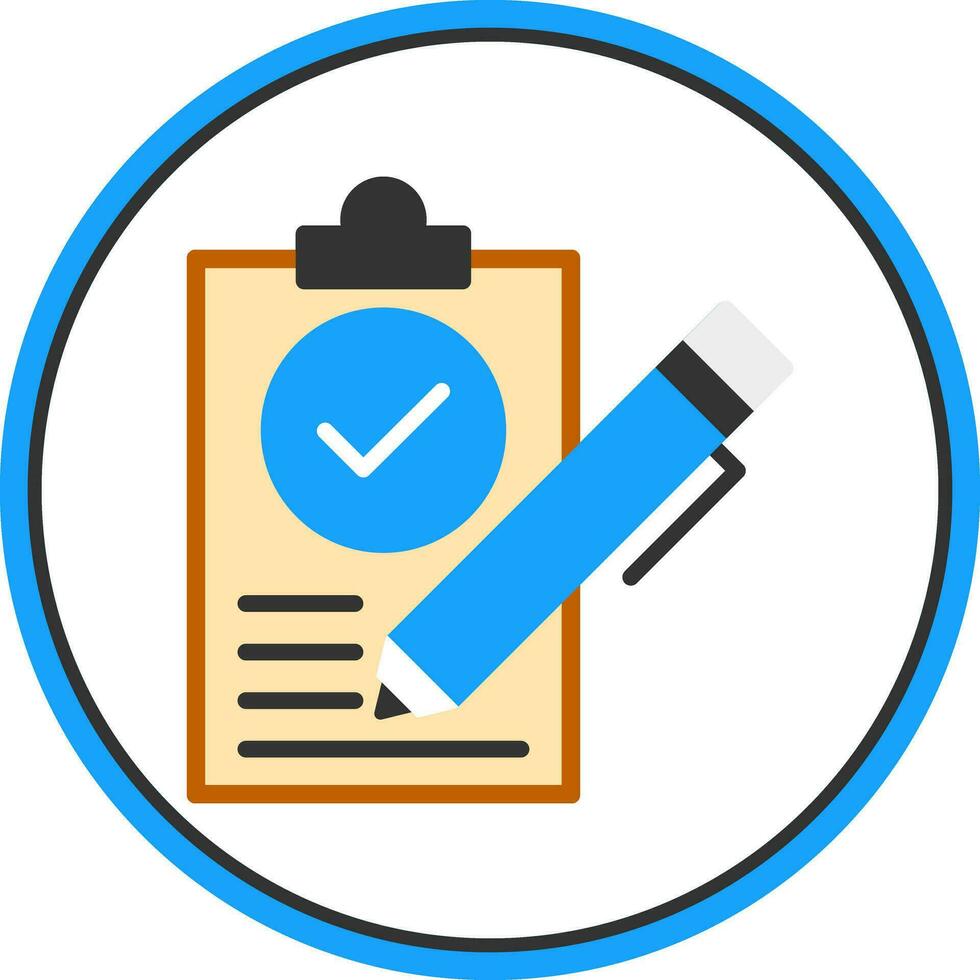 Contract Vector Icon Design