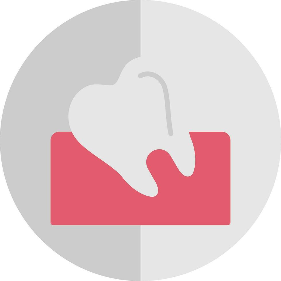 Wisdom Tooth Vector Icon Design