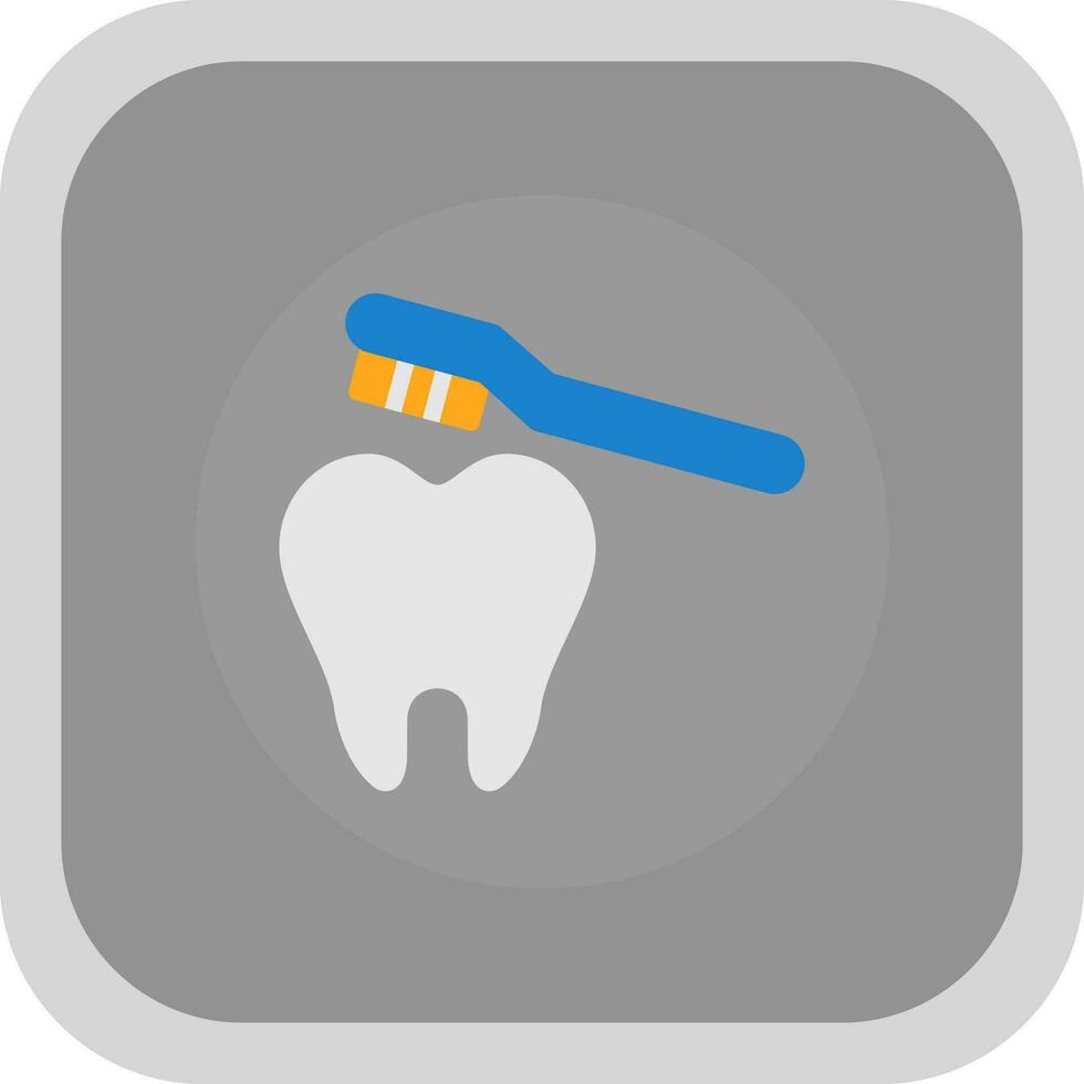 Cleaning Tooth Vector Icon Design