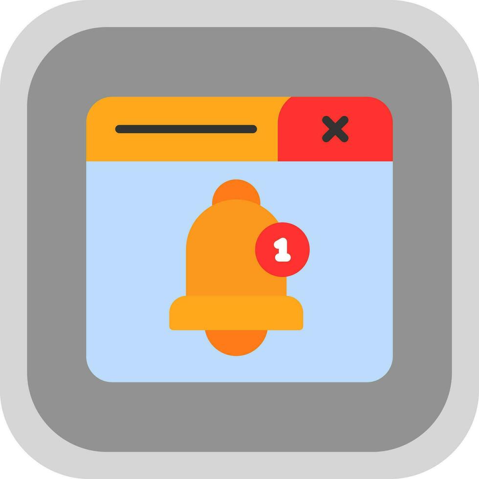 Notification Bell Vector Icon Design