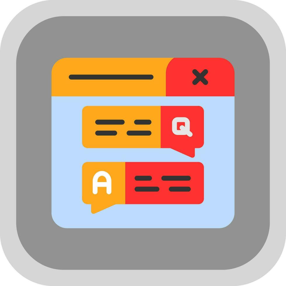 Forum Vector Icon Design