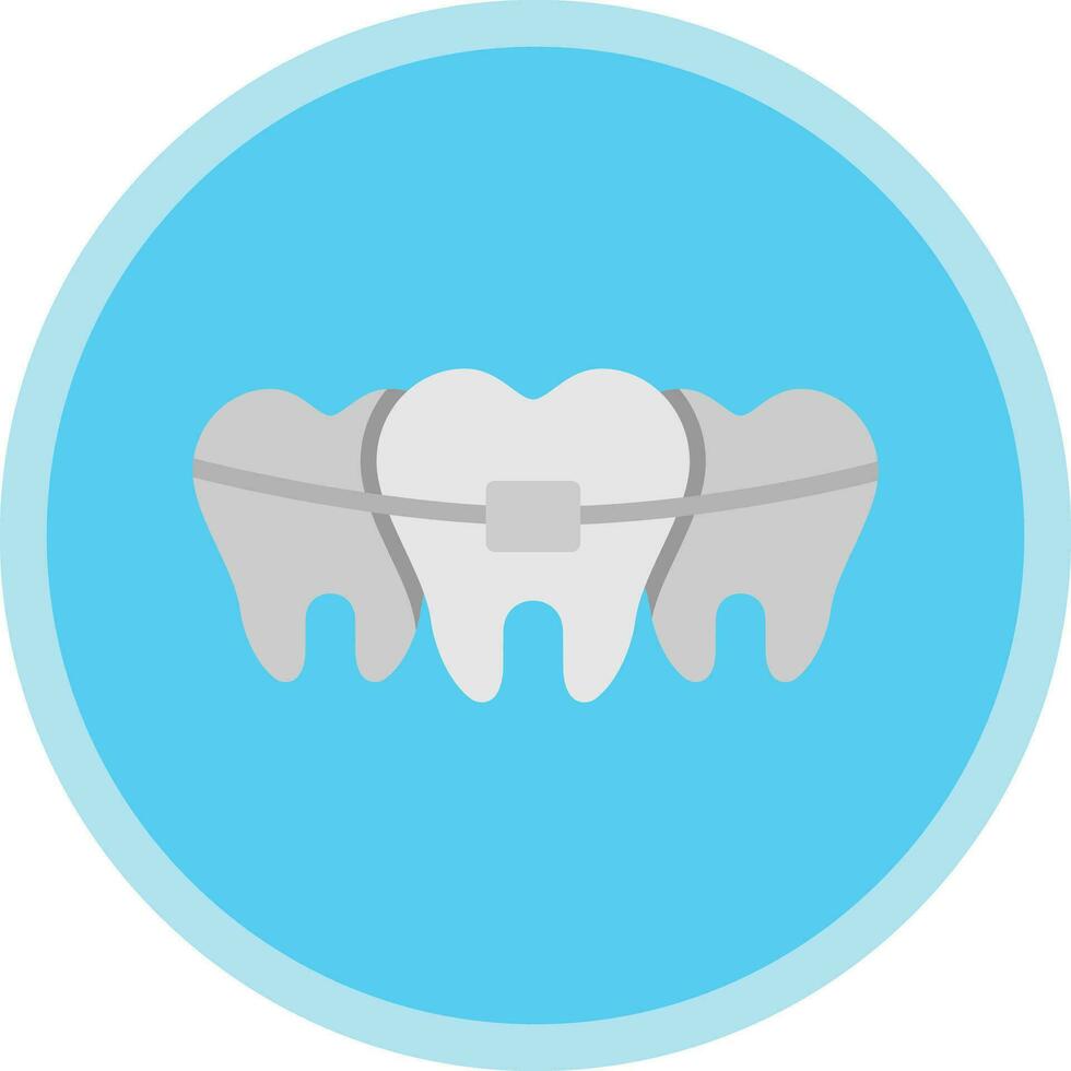 Broken Tooth Vector Icon Design