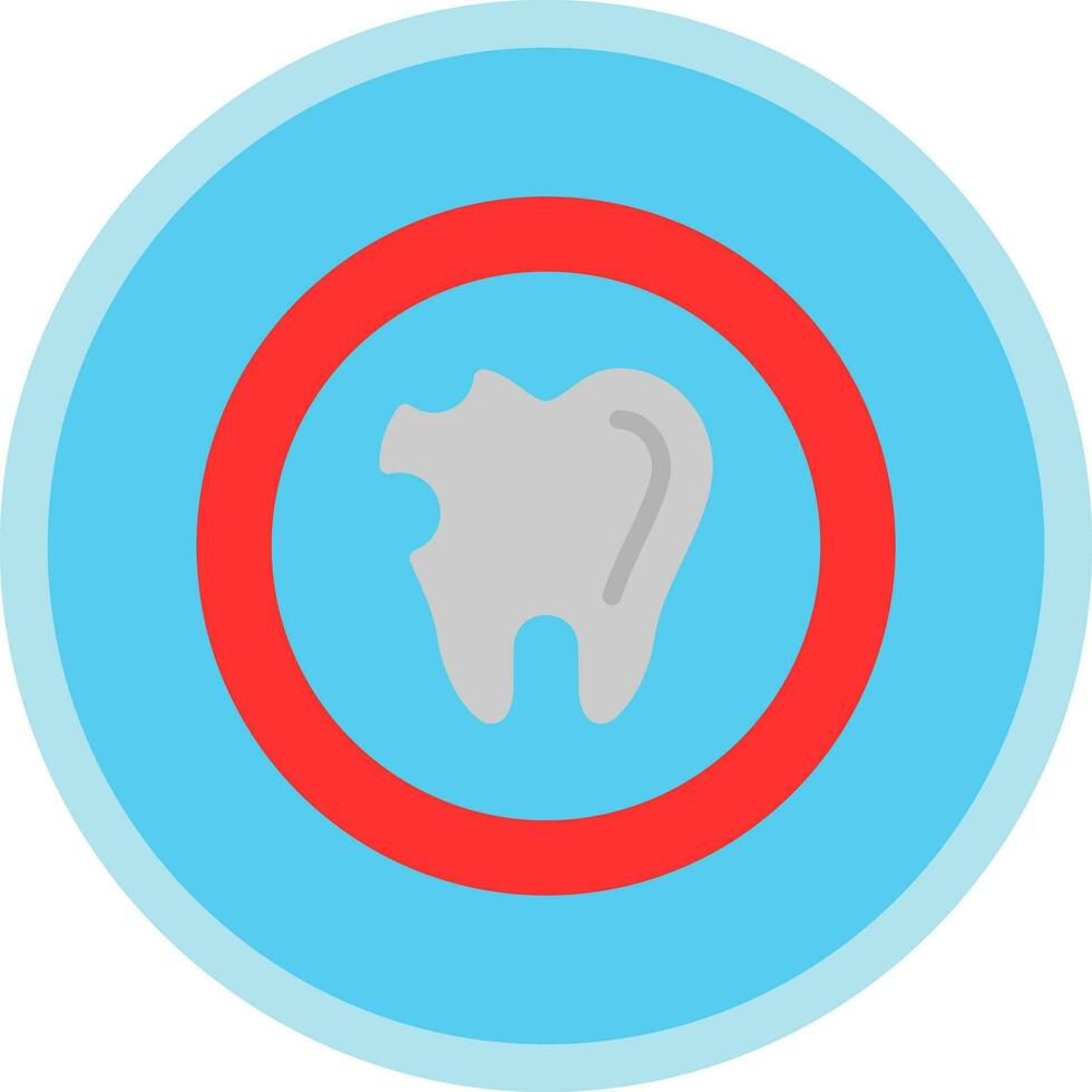 Caries Vector Icon Design