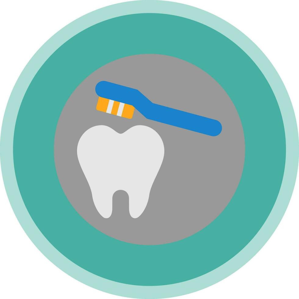 Cleaning Tooth Vector Icon Design