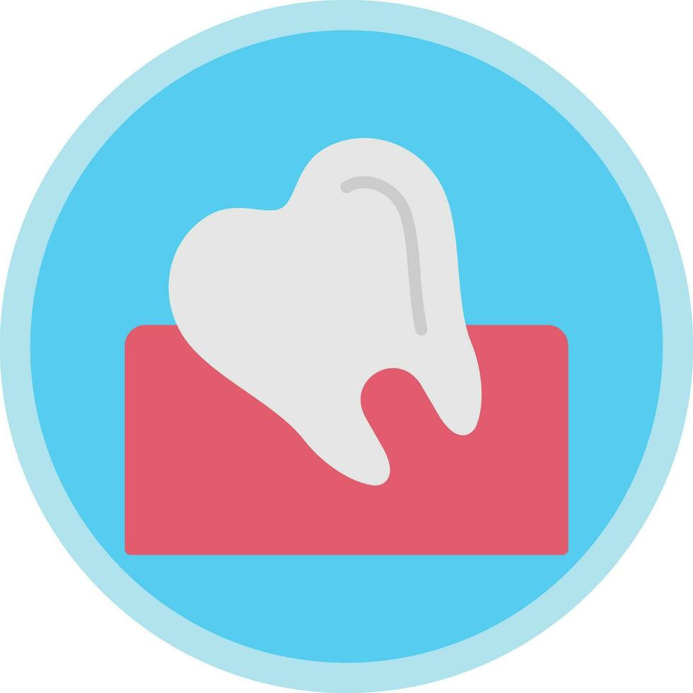 Wisdom Tooth Vector Icon Design