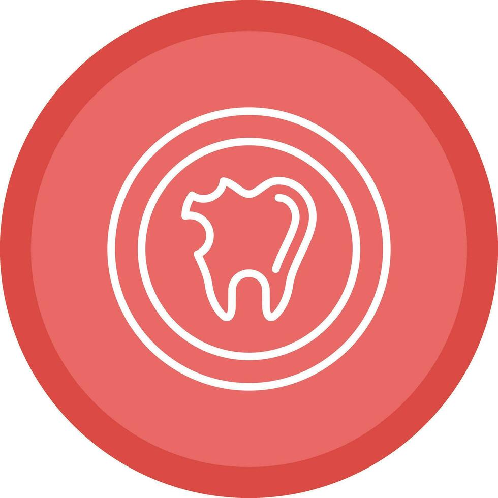 Caries Vector Icon Design