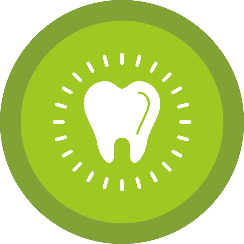 Tooth Whitening Vector Icon Design