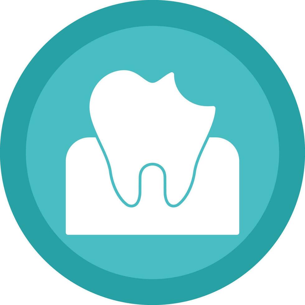 Dental Caries Vector Icon Design