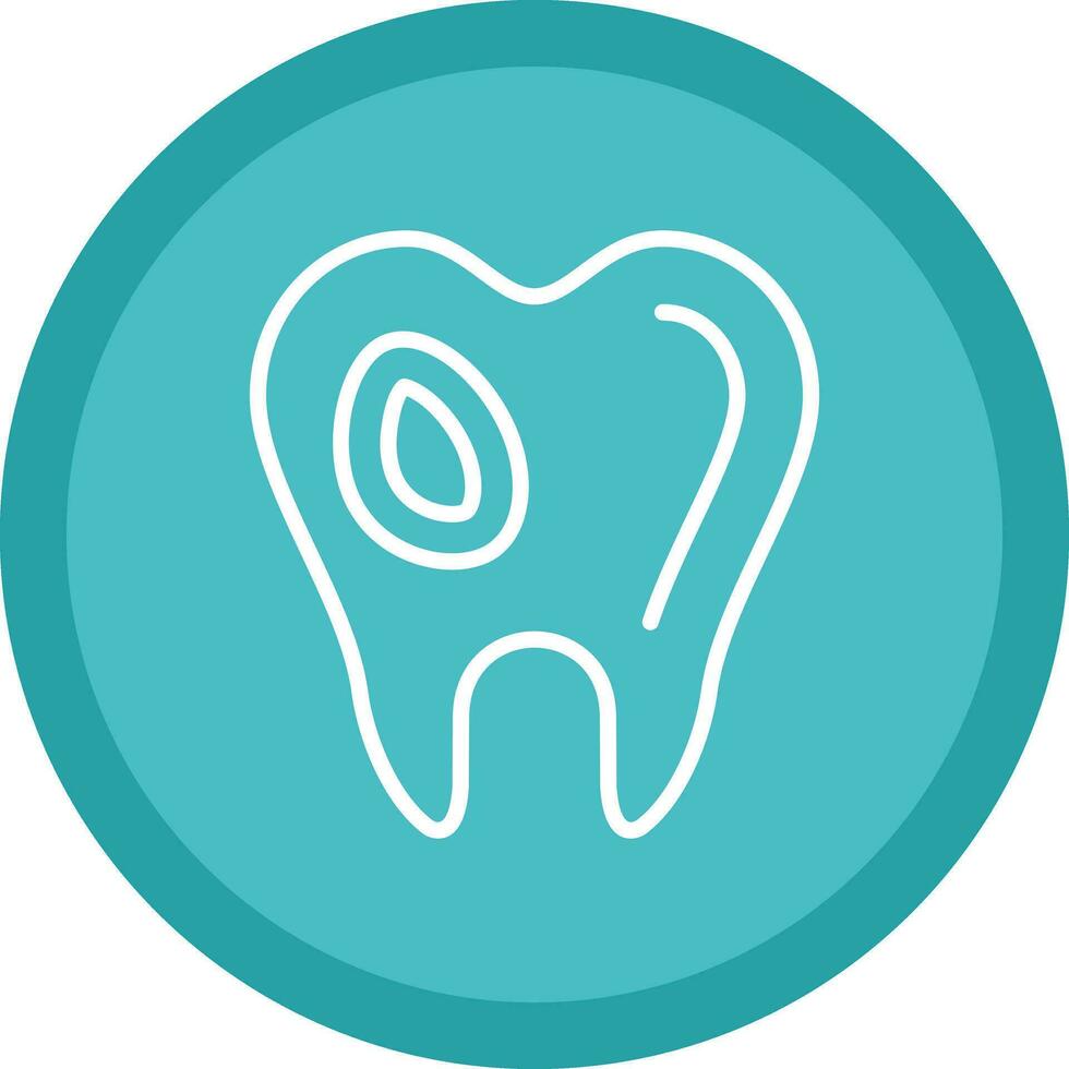 Caries Vector Icon Design