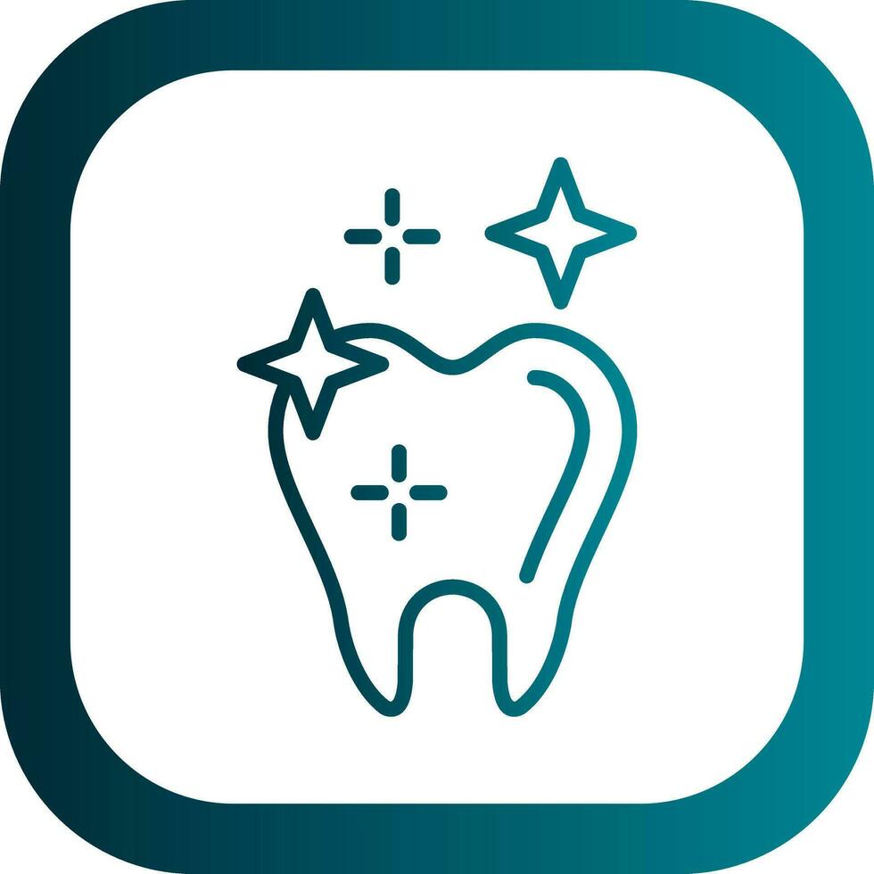 Healthy Tooth Vector Icon Design