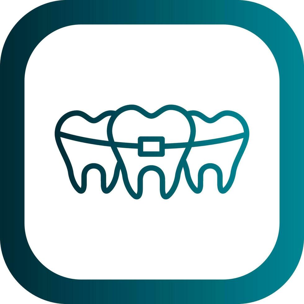 Broken Tooth Vector Icon Design