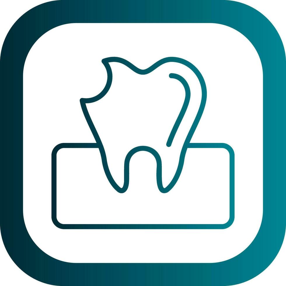 Cavity Vector Icon Design