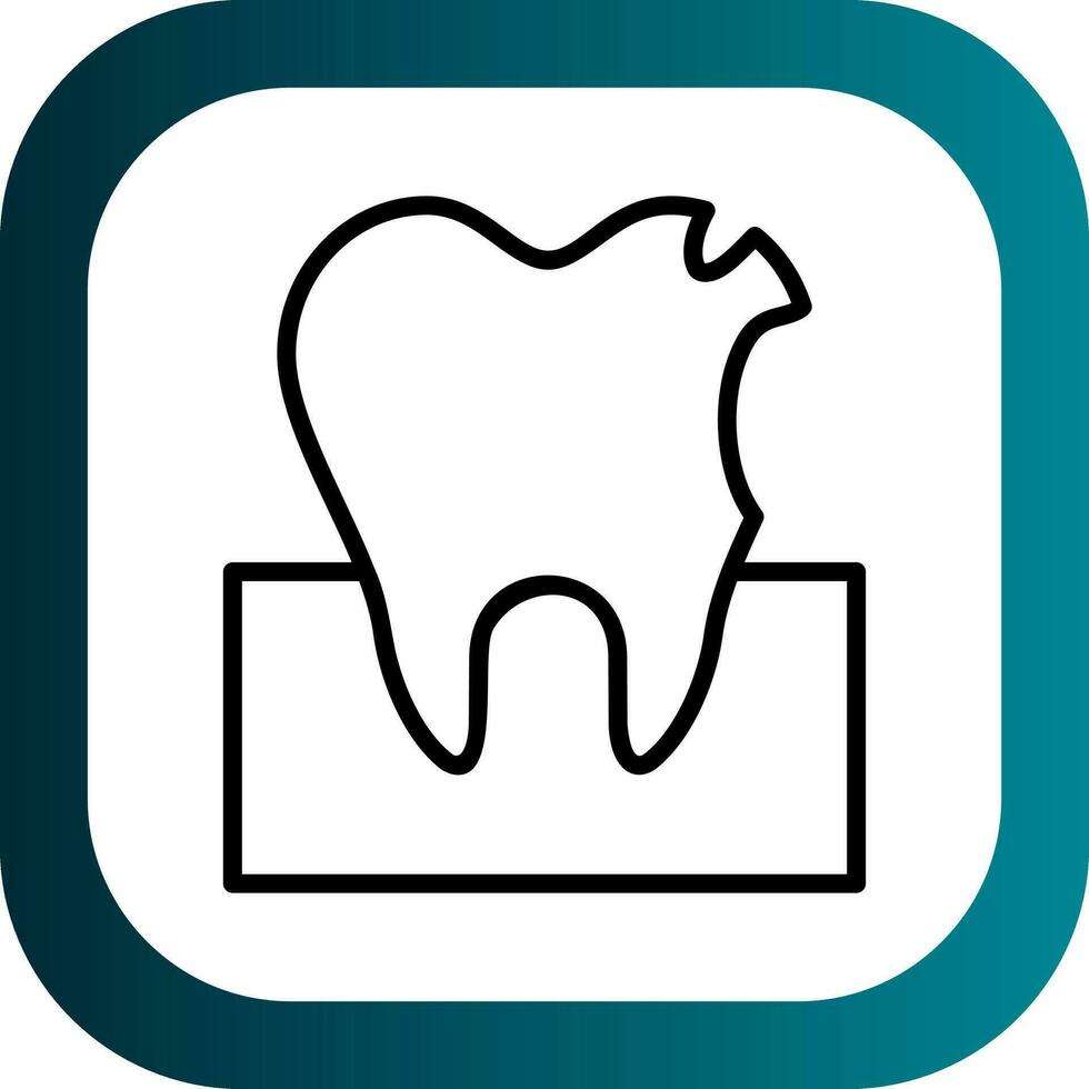 Cavity Vector Icon Design