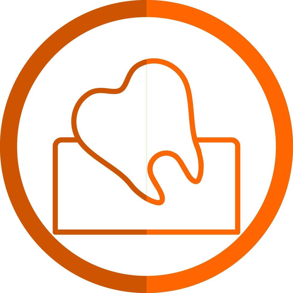 Wisdom Tooth Vector Icon Design