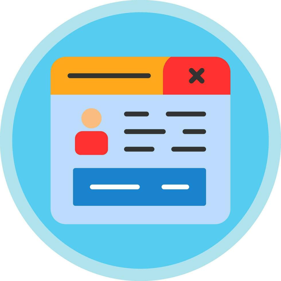 Profile Vector Icon Design