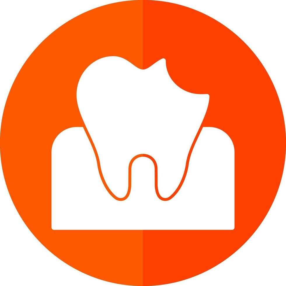 Dental Caries Vector Icon Design