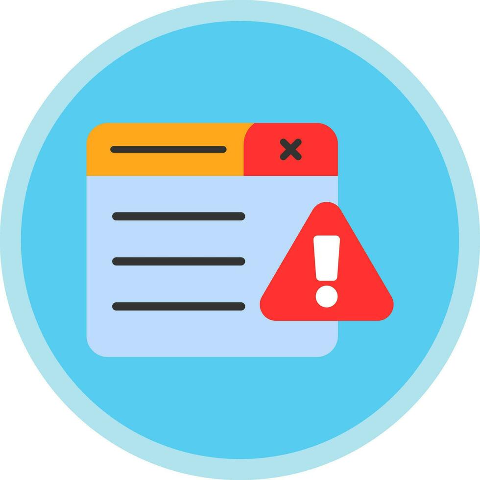 Warning Vector Icon Design