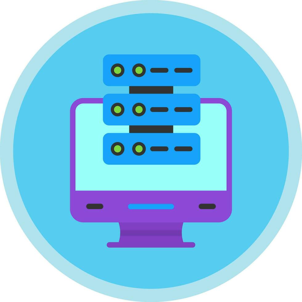 Monitor Vector Icon Design
