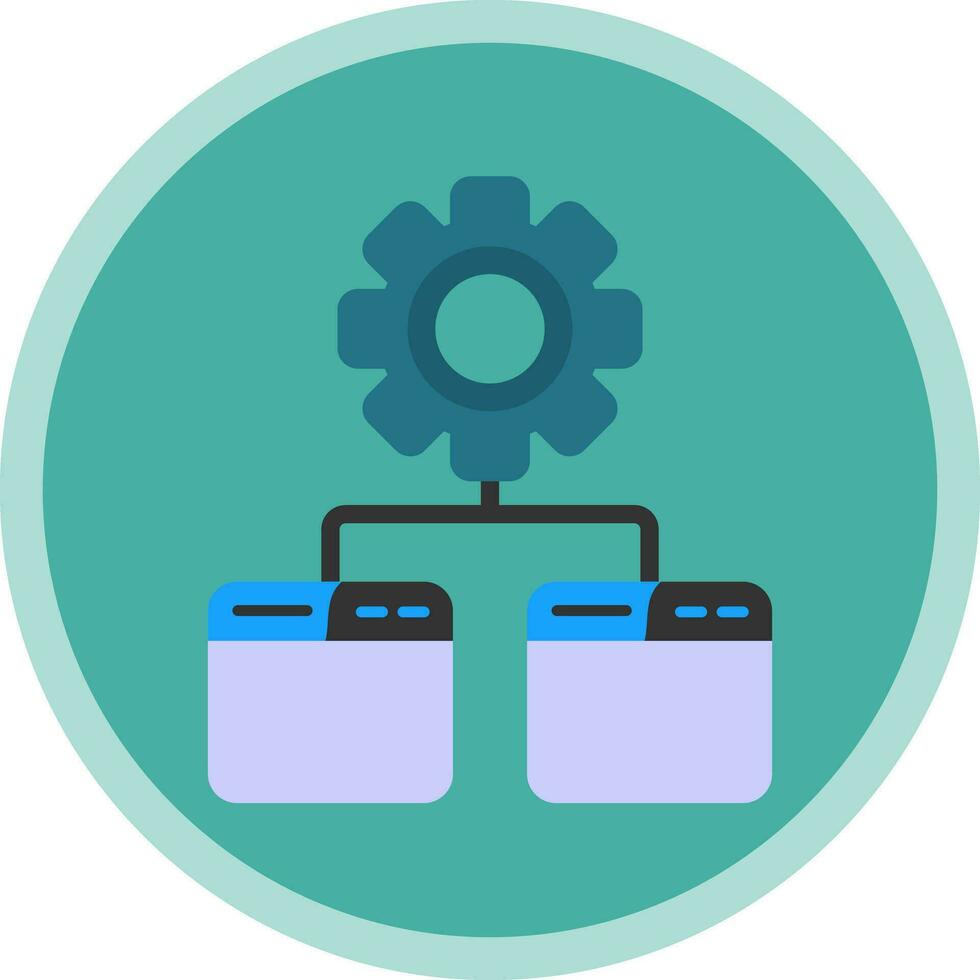 Batch Processing Vector Icon Design