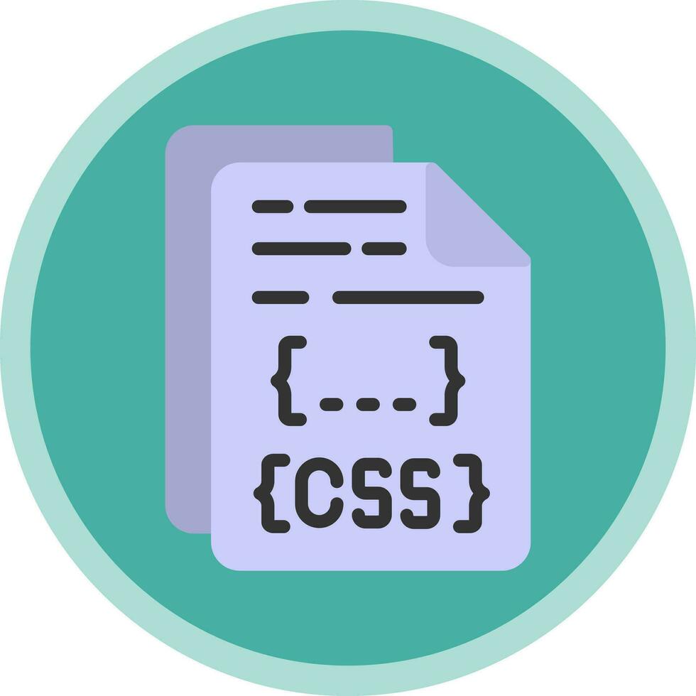 Css File Vector Icon Design