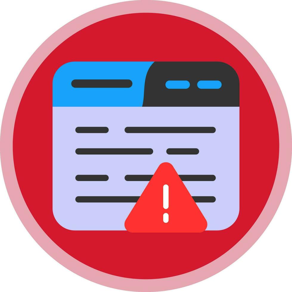 Warning Vector Icon Design