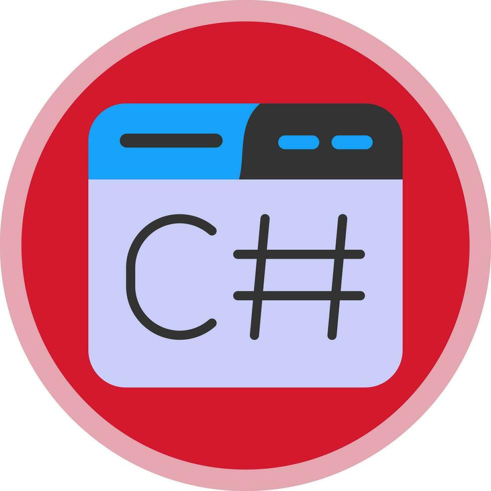 Hashtag Vector Icon Design