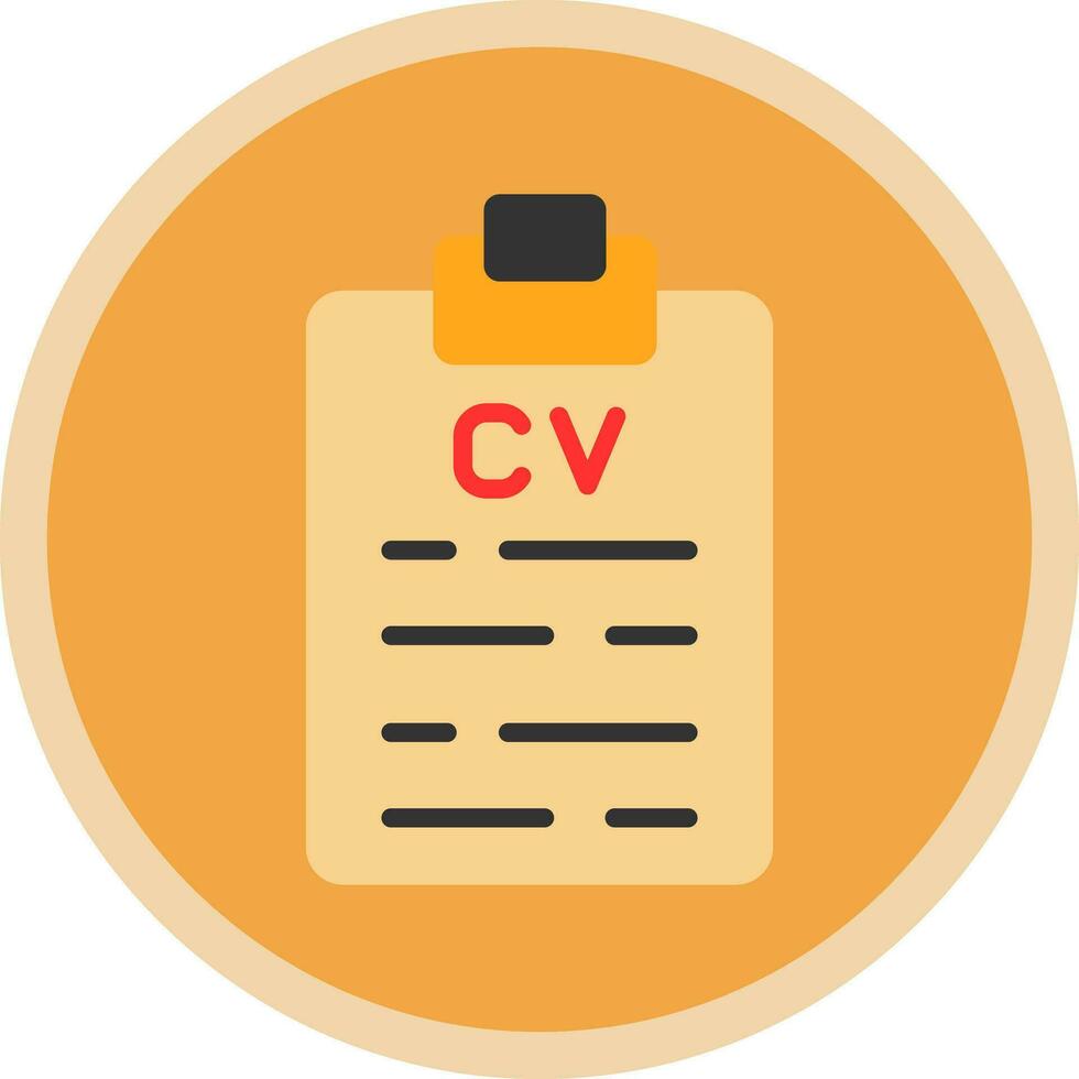 CV Vector Icon Design