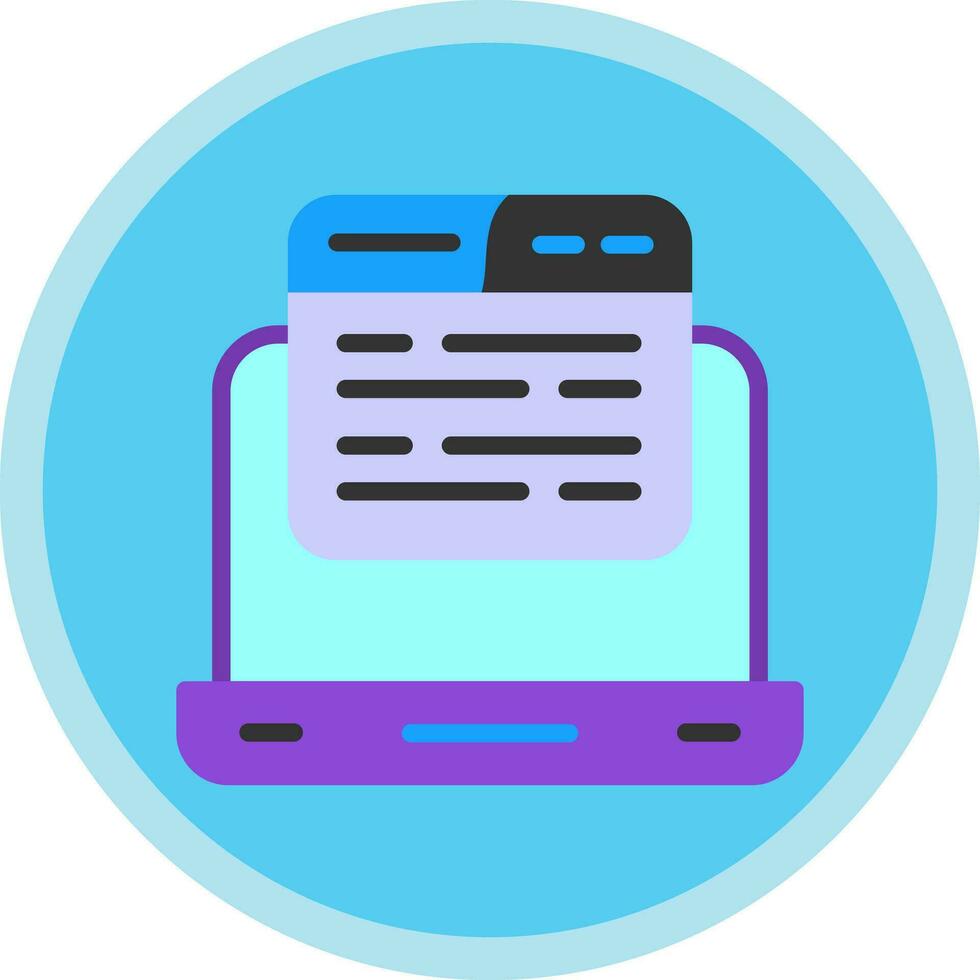 Laptop Vector Icon Design