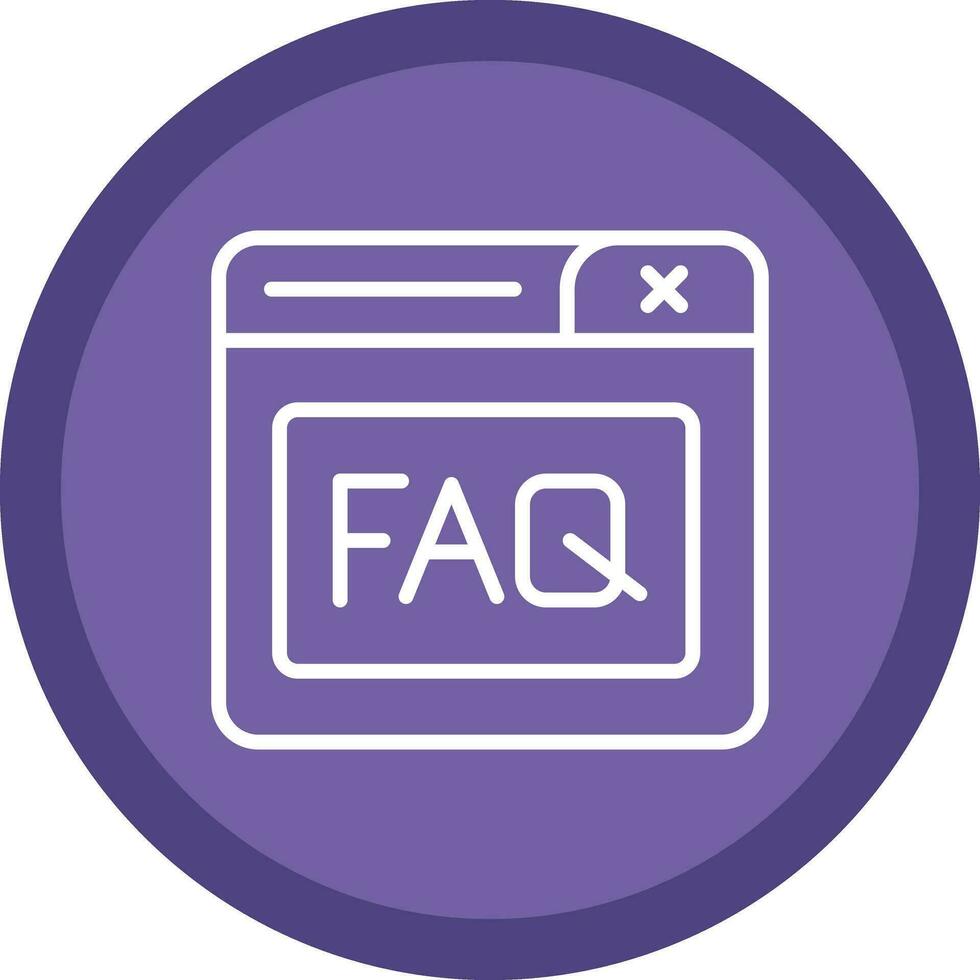 Faq Vector Icon Design