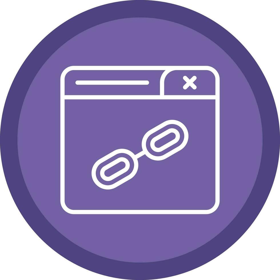 Web Link Vector Icon Design