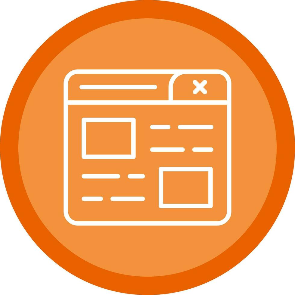 Web Site Vector Icon Design