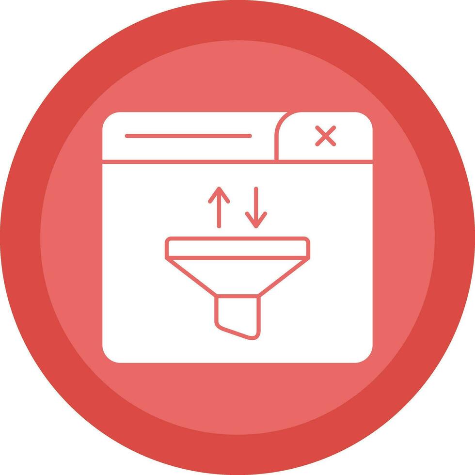 Funnel Vector Icon Design