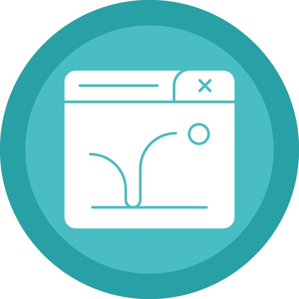 Bounce Rate Vector Icon Design