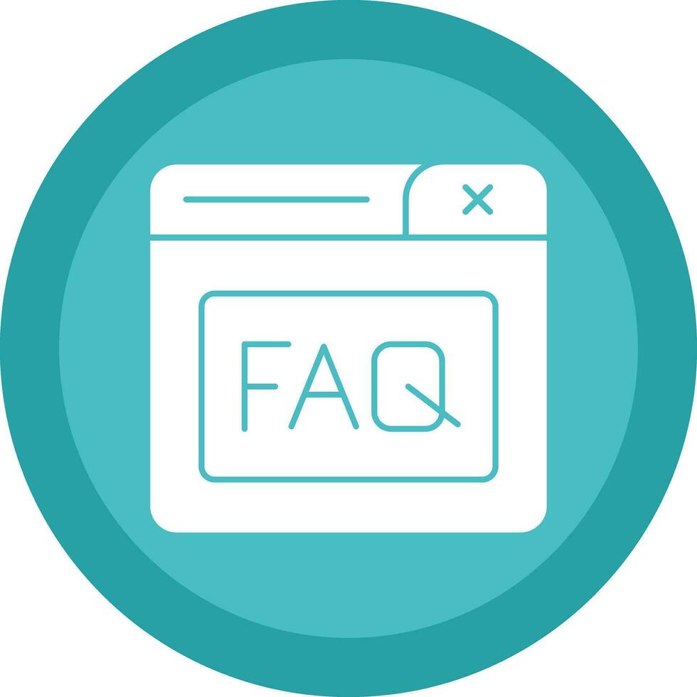 Faq Vector Icon Design