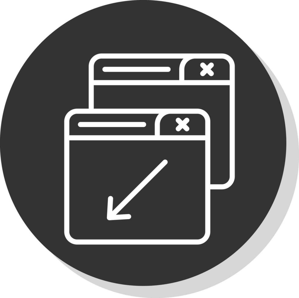 Shrink Vector Icon Design