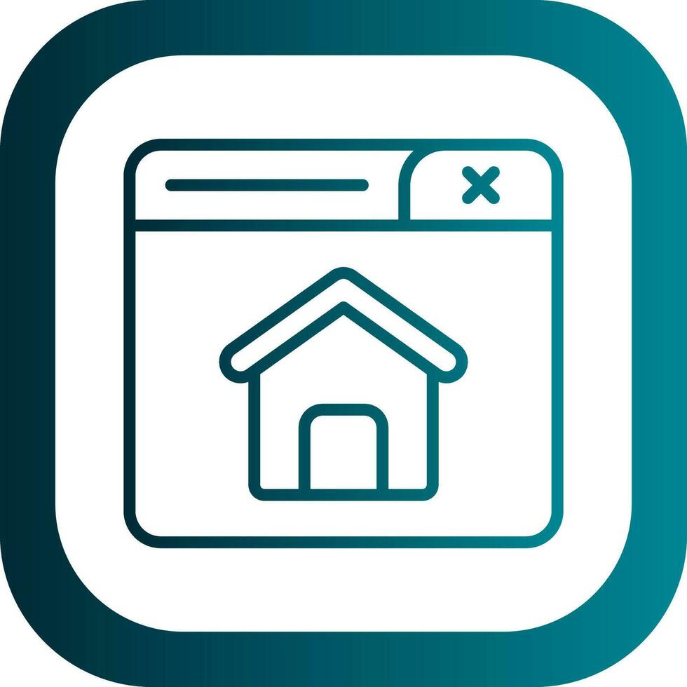 Home Page Vector Icon Design