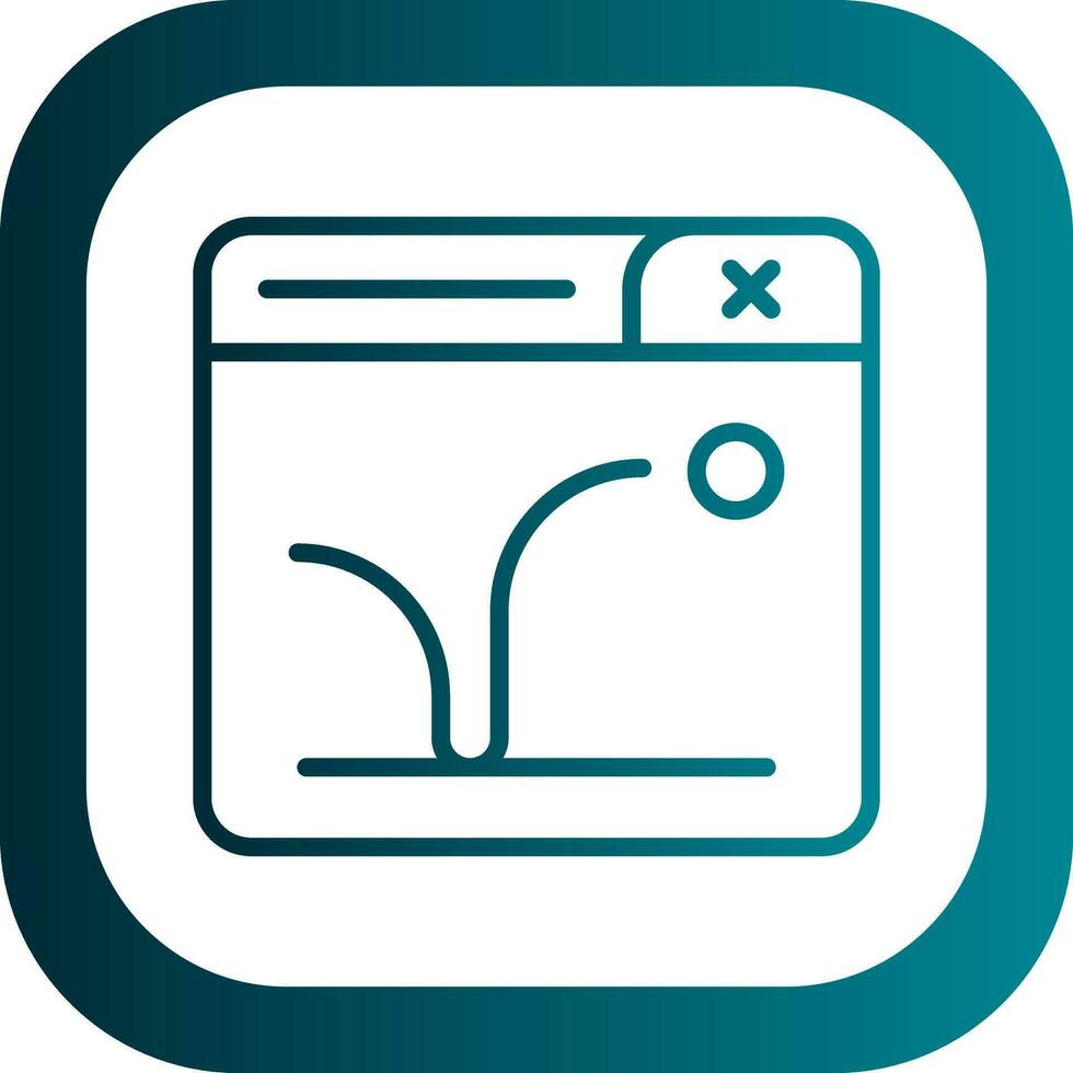 Bounce Rate Vector Icon Design
