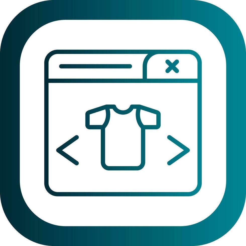 Clothing Store Vector Icon Design