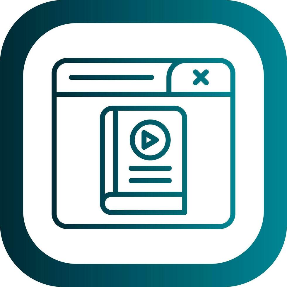 Ebook Vector Icon Design