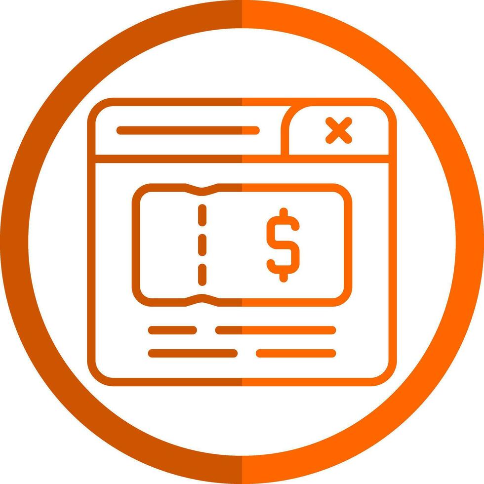Ticket Vector Icon Design