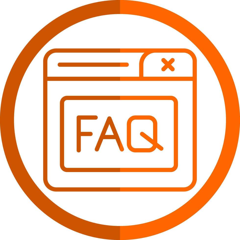 Faq Vector Icon Design
